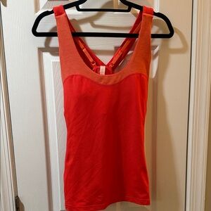 Lucy Bright Coral Racerback Athletic Tank